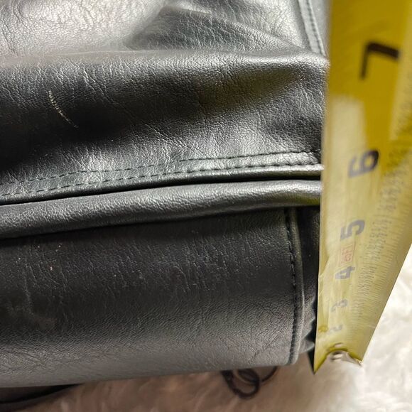 Tandem Cypress Woods Black stimulated leather backpack antique tone hardwares - Picture 12 of 16